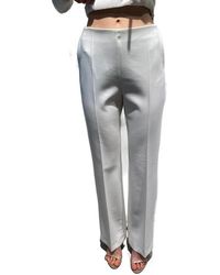 Max Mara - Straight Leg Trousers - Lyst