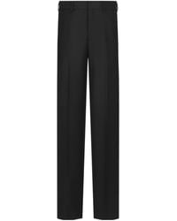 Dior - Homme Pleat Detailed Straight Leg Trousers - Lyst