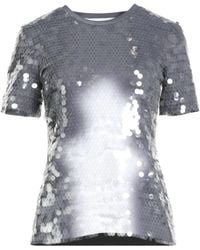 Sportmax - Sequined Short Sleeve T-Shirt - Lyst