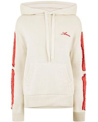 Amiri - Knitted Hoodie - Lyst