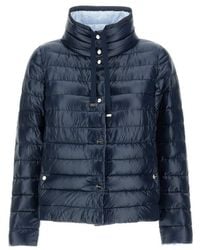 Herno - Quilted Stand-Collar Down Jacket - Lyst