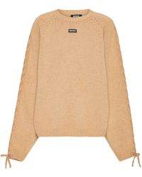 ROTATE BIRGER CHRISTENSEN - Logo-Detail Knit Top - Lyst