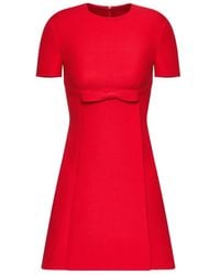 Valentino - Crepe Couture Dress - Lyst