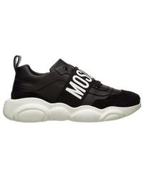 Moschino - Teddy Logo Ribbon Sneakers - Lyst