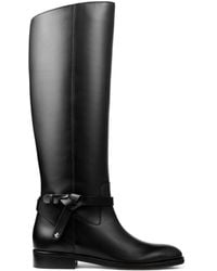 Jimmy Choo - Calf Leather And Soft Vachetta Knee High Boots - Lyst