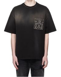 Amiri - Ma Outline Pocket Crewneck T-Shirt - Lyst
