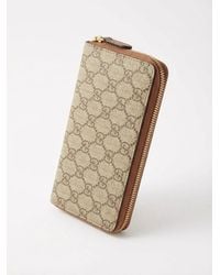 Gucci - Gg Emblem Zip Around Wallet - Lyst