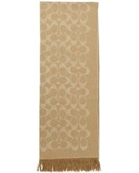 COACH - Jacquard-Long Scarf - Lyst