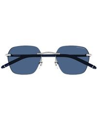 Montblanc - Eyewear Square Frame Sunglasses - Lyst