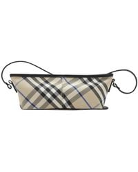 Burberry - Vintage Check-Pattern Zipped Shoulder Bag - Lyst