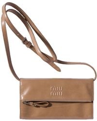 Miu Miu - Zippered Shoulder Bag - Lyst