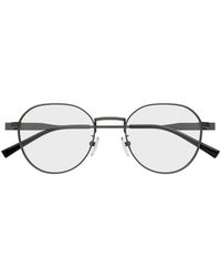 Gucci - Eyewear Round Frame Glasses - Lyst