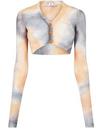 Off-White c/o Virgil Abloh - V-Neck Cardigan - Lyst