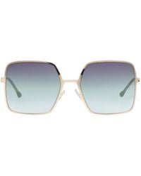 Isabel Marant - Metal Square-Framed Sunglasses - Lyst