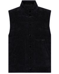 Dolce & Gabbana - Logo Patch Corduroy Jacket - Lyst