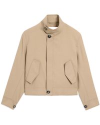 Ami Paris - Stand-Up Collar Harrington Jacket - Lyst