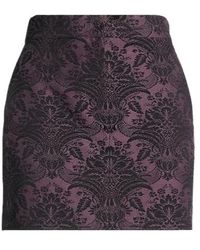 Max Mara - Two-Tone Jacquard Mini Skirt - Lyst