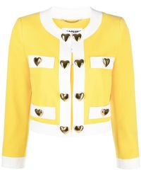 Moschino - Round-Collar Casual Jacket - Lyst