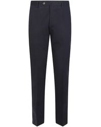 Pt Pantaloni - Tailored Cotton Trousers - Lyst