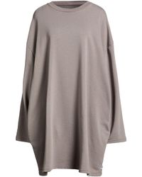 MM6 by Maison Margiela - Denim Long-Sleeve T-Shirt Dress - Lyst
