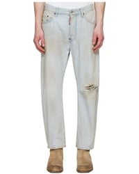 DSquared² - Distressed Denim Jeans - Lyst