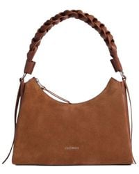 Coccinelle - Boheme Small Braided-Handle Shoulder Bag - Lyst