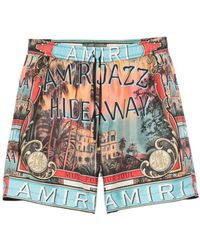 Amiri - Elastic Waist Shorts - Lyst