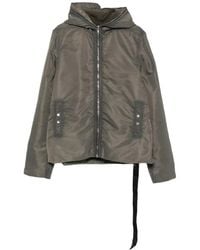 Rick Owens - Hooded Zip-Up Jacket - Lyst