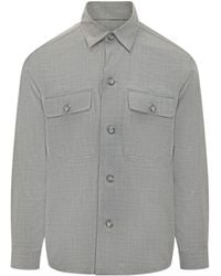 BOSS - Boss Carper Overshirt Jacket - Lyst