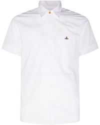 Vivienne Westwood - Orb Embroidered Short-Sleeved Shirt - Lyst