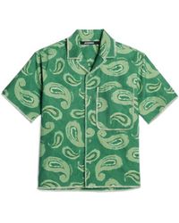 Jacquemus - Artichaut Paisley-Print Frayed-Edge Shirt - Lyst