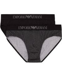 Emporio Armani - Elastic Waist Underwear Two-Piece - Lyst