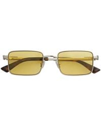 Bottega Veneta - Classic Rectangular Sunglasses - Lyst
