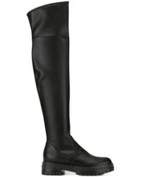Gianvito Rossi - Quinn Leather Over-The-Knee Boots - Lyst