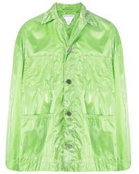 Bottega Veneta - Glossy Single-Breasted Jacket - Lyst