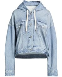 Rag & Bone - Denim Hooded Long Sleeve Jacket - Lyst