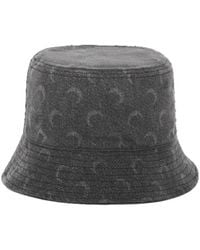 Marine Serre - Moon Pattern Laser-Cut Bucket Hat - Lyst