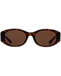 Balenciaga - Eyewear Oval Frame Sunglasses - Lyst