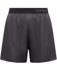 Tom Ford - Logo Waistband Shorts - Lyst