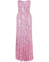 Jenny Packham - Embellished Tulle Gown - Lyst