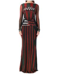 OTTOLINGER - Mesh Long Sleeve Maxi Dress - Lyst