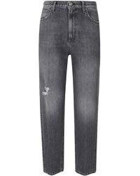 Dondup - Tapered Distressed Jeans - Lyst