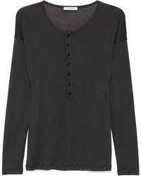 Lemaire - Round Neck Straight Hem T-Shirt - Lyst