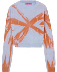 The Elder Statesman - Colorful Cropped Cashmere Sweater - Lyst