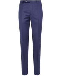 Incotex - Pressed-Crease Wool Trousers - Lyst