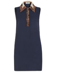 Fendi - Sequin Embellished Sleeveless Mini Dress - Lyst