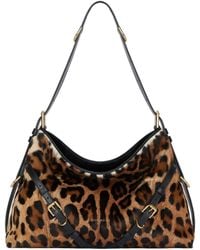 Givenchy - Leopard Printed Medium Voyou Bag - Lyst