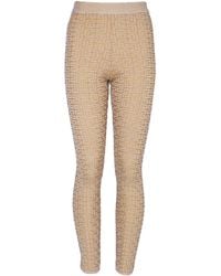 Balmain - Pb Labyrinth Knit Leggings - Lyst