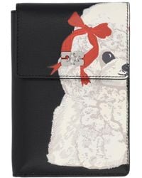 Ganni - Dog Print Flap Wallets - Lyst