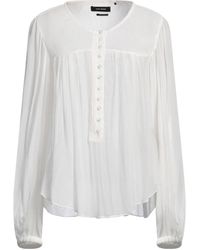 Isabel Marant - Long Sleeve Crew Neck Blouse - Lyst